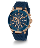 Gc Legacy Blue Round Dial Analog Men Watch - Z18006G7MF - KRISHNA WATCH COMPANY