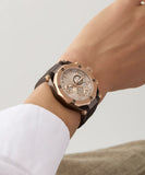 Gc Legacy Beige Round Dial Analog Men Watch - Z18007G1 - KRISHNA WATCH COMPANY