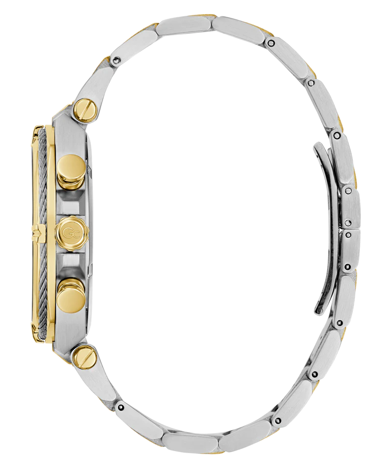 Gc Ironclass Green Round Dial Analog Mens Watch - Z32005G9