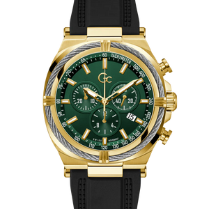 Gc IronClass Chrono Silicone Watch for Men Z32006G9 - KRISHNA WATCH COMPANY