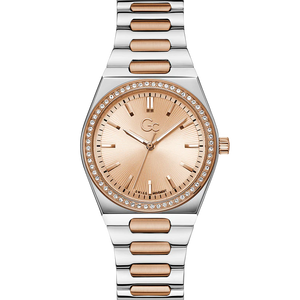 Gc Prodigy Lady Rose Gold Round Dial Analog Women Watch Z38003L3MF - KRISHNA WATCH COMPANY