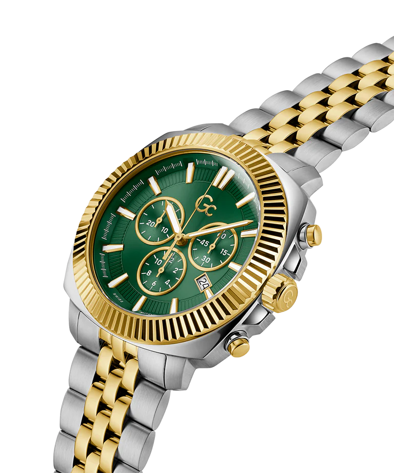 Gc Flair Coussin Chronograph Watch for Men Z46002G9MF