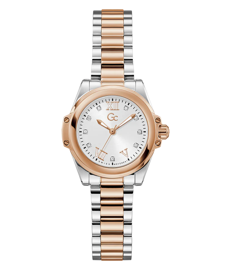 Gc Bolt Lady Mini Small Size Metal Women Watch - Z58001L1 - KRISHNA WATCH COMPANY