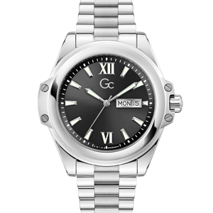 Gc Black Round Dial Analog Men's Watch - Z60003G2 - KRISHNA WATCH COMPANY