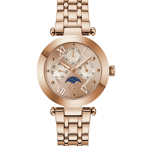 Gc Rose Gold Round Dial Analog Women's Watch - Z62003L3 - KRISHNA WATCH COMPANY