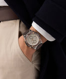 Gc Beige Round Dial Analog Men's Watch - Z68005G1