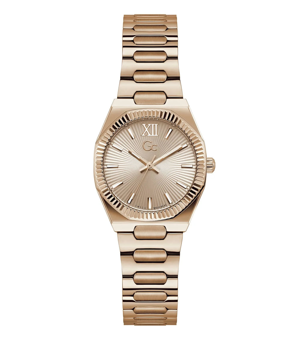 Gc Dress Women Quartz Champagne Dial Watch Z70001L3 - KRISHNA WATCH COMPANY