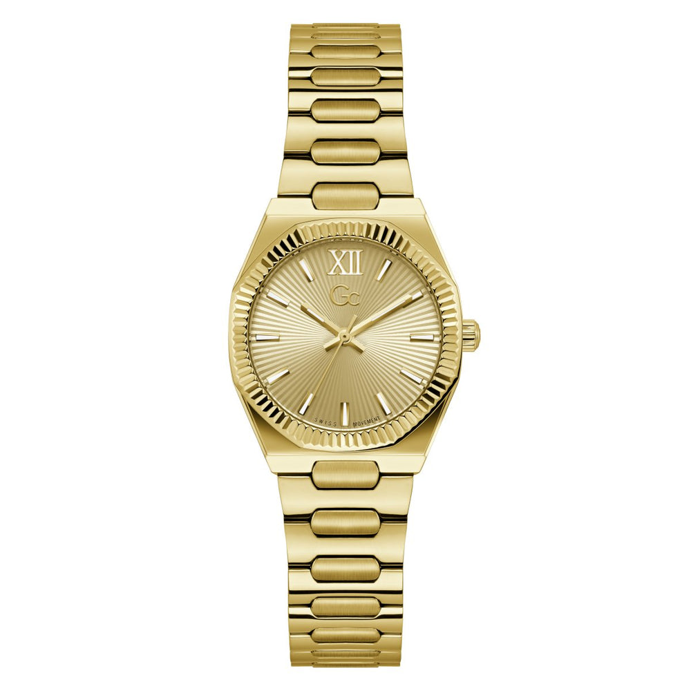 Gc Dress Women Quartz Champagne Dial Watch Z70002L6 - KRISHNA WATCH COMPANY