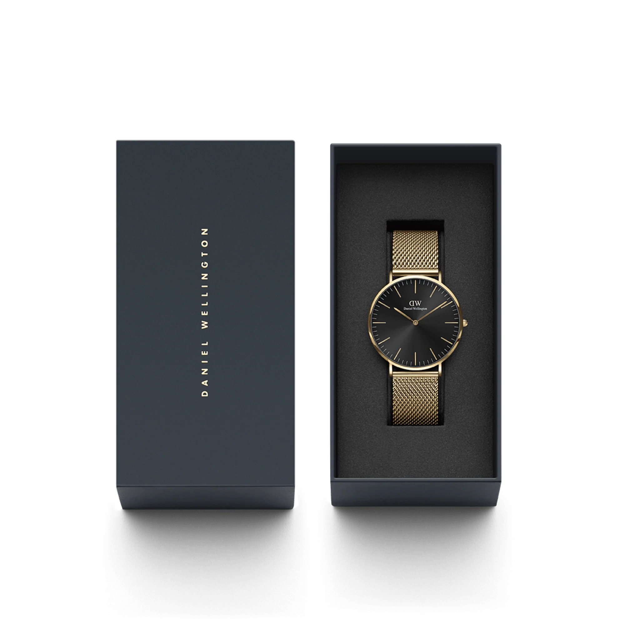Daniel Wellington Classic Men Black Round Dial Analog Watch - DW00100631K