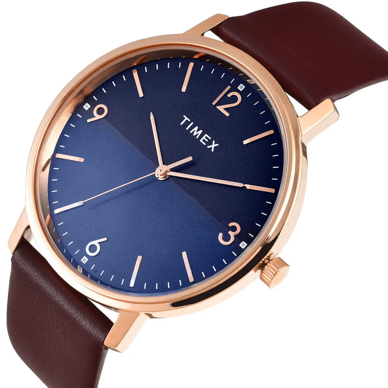 Timex Nexus Blue Dual finish Dial Analog Men's Watch - TW0TG8030