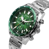ALBA Green Dial Chronograph Watch - AX7007X1
