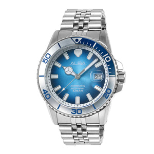 ALBA Mechanical Blue Dial Men's Automatic Watch AU4059X1 - KRISHNA WATCH COMPANY