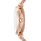 Emporio Armani Gianni T-bar Analog Silver Dial Women's Watch-AR60023