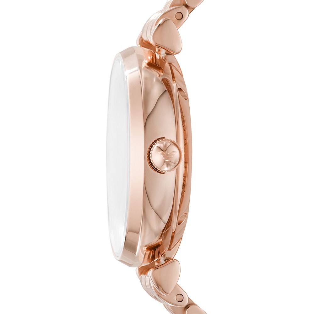 Emporio Armani Gianni T-bar Analog Silver Dial Women's Watch-AR60023
