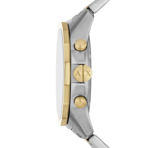 Armani Exchange Chronograph Two-Tone Stainless Steel Watch and Bracele –  Krishna Watch