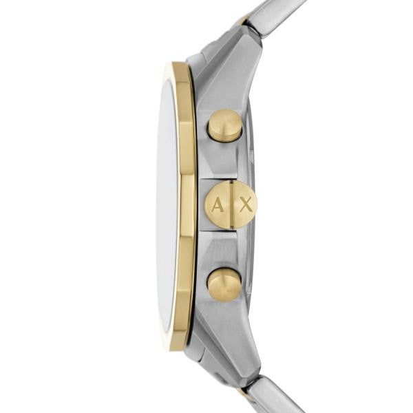 Armani Exchange Chronograph Two-Tone Stainless Steel Watch and Bracelet Set AX7148SET