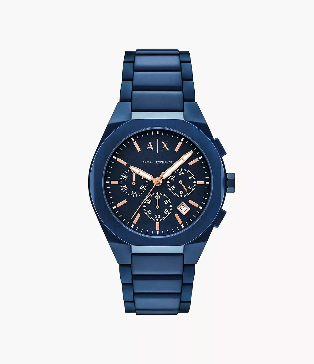 ARMANI EXCHANGE Sync Men's Chronograph Blue Dial Watch - AX4189 - KRISHNA WATCH COMPANY