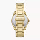 Armani Exchange Gold-Tone Stainless Steel Watch Strap