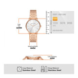 Armani Exchange Women Lola Round White Watches - AX7145SET - KRISHNA WATCH COMPANY