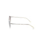 French Connection Grey Lens Round Sunglass Full Rim Transparent Frame With Gradient (FC 7567 C1)