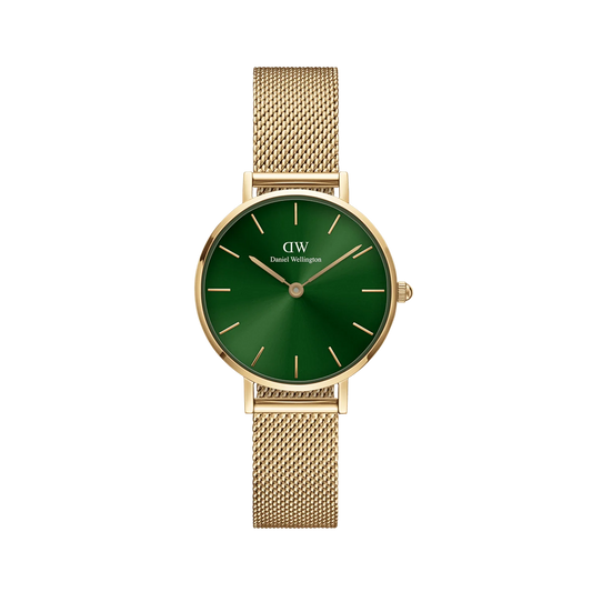 Daniel Wellington Petite Women Green Round Dial Analog Watch - DW00100480K