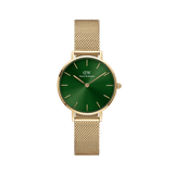 Daniel Wellington Petite Women Green Round Dial Analog Watch - DW00100480K