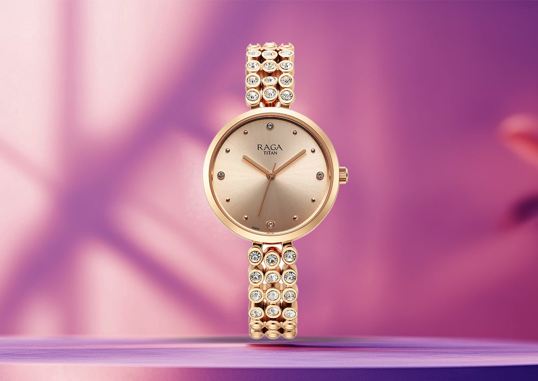Titan Raga Showstopper Quartz Analog Watch For Women - 95357WM01 ...