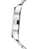 Sonata Ease Quartz Red Dial Silver Metal Watch - 77163SM09W