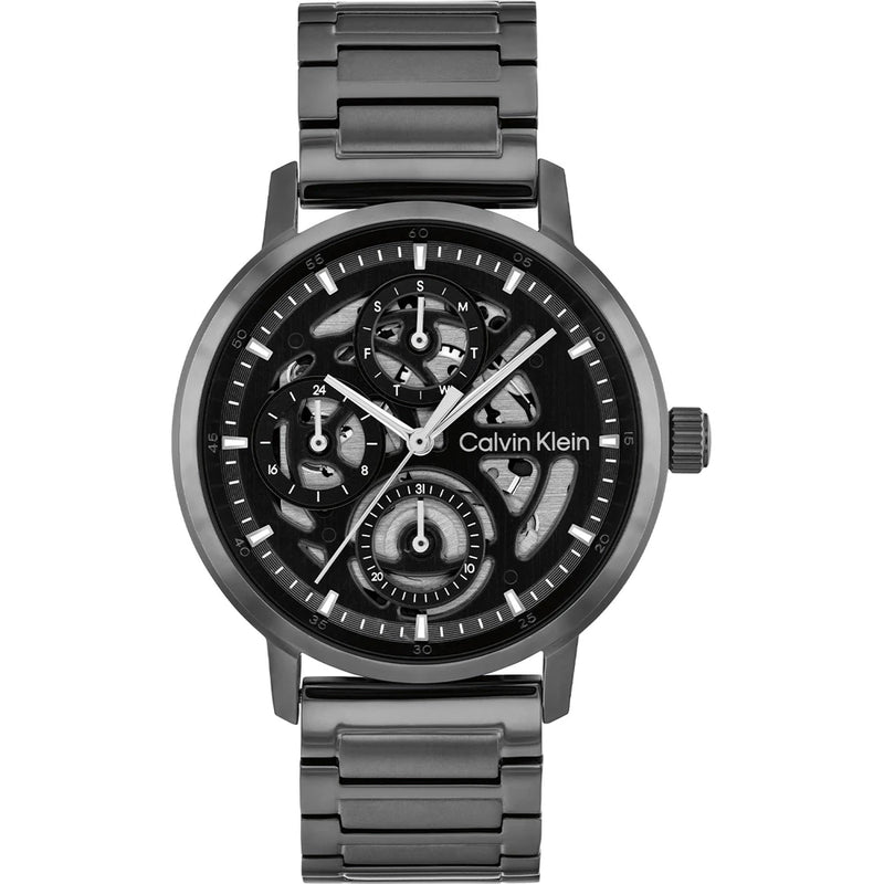 CALVIN KLEIN Gauge Men Quartz Black Dial Watch 25200563