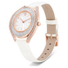 Swarovski Crystalline aura watch Swiss Made, Leather strap - 5730146