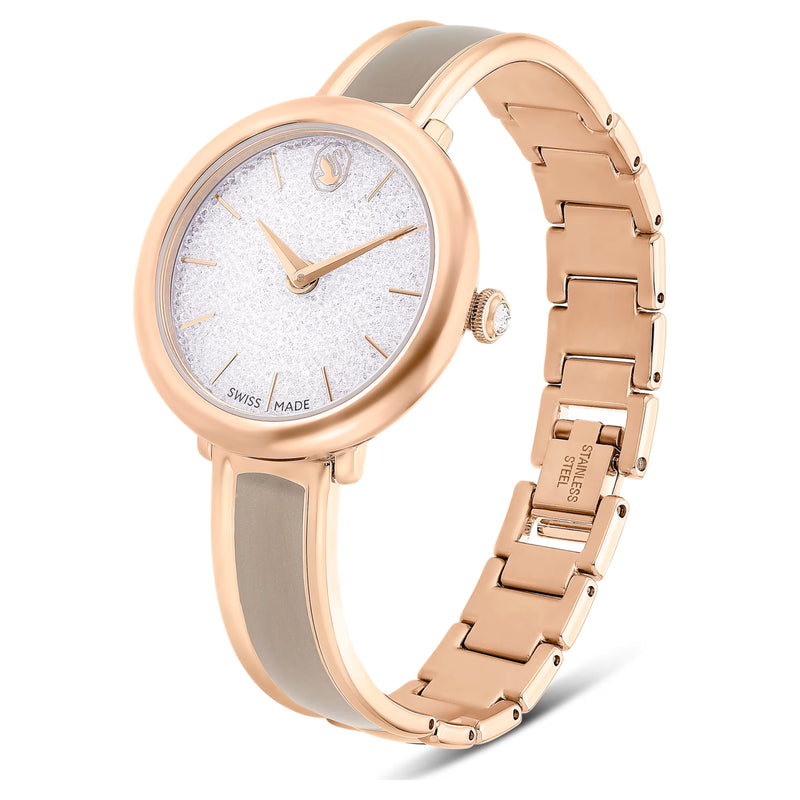 Swarovski Crystalline bangle watch Swiss Made, Metal bracelet - 5709814