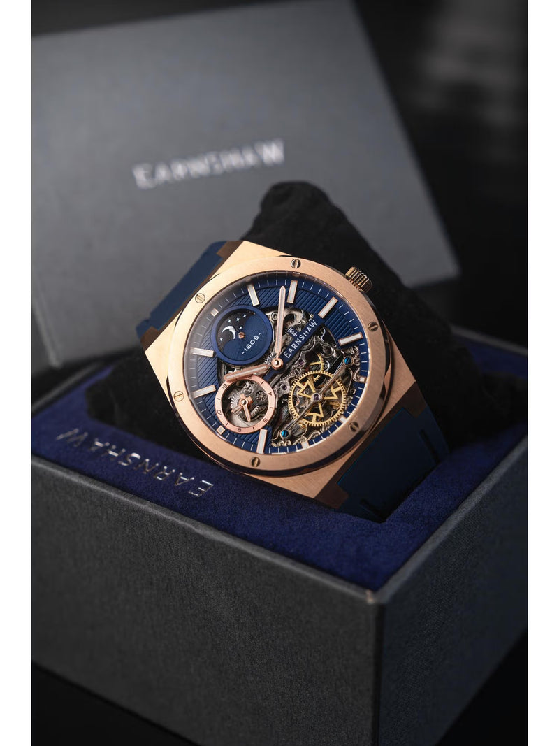 EARNSHAW Drake Dual Time Automatic Analog Watch For Men ES-8291-05