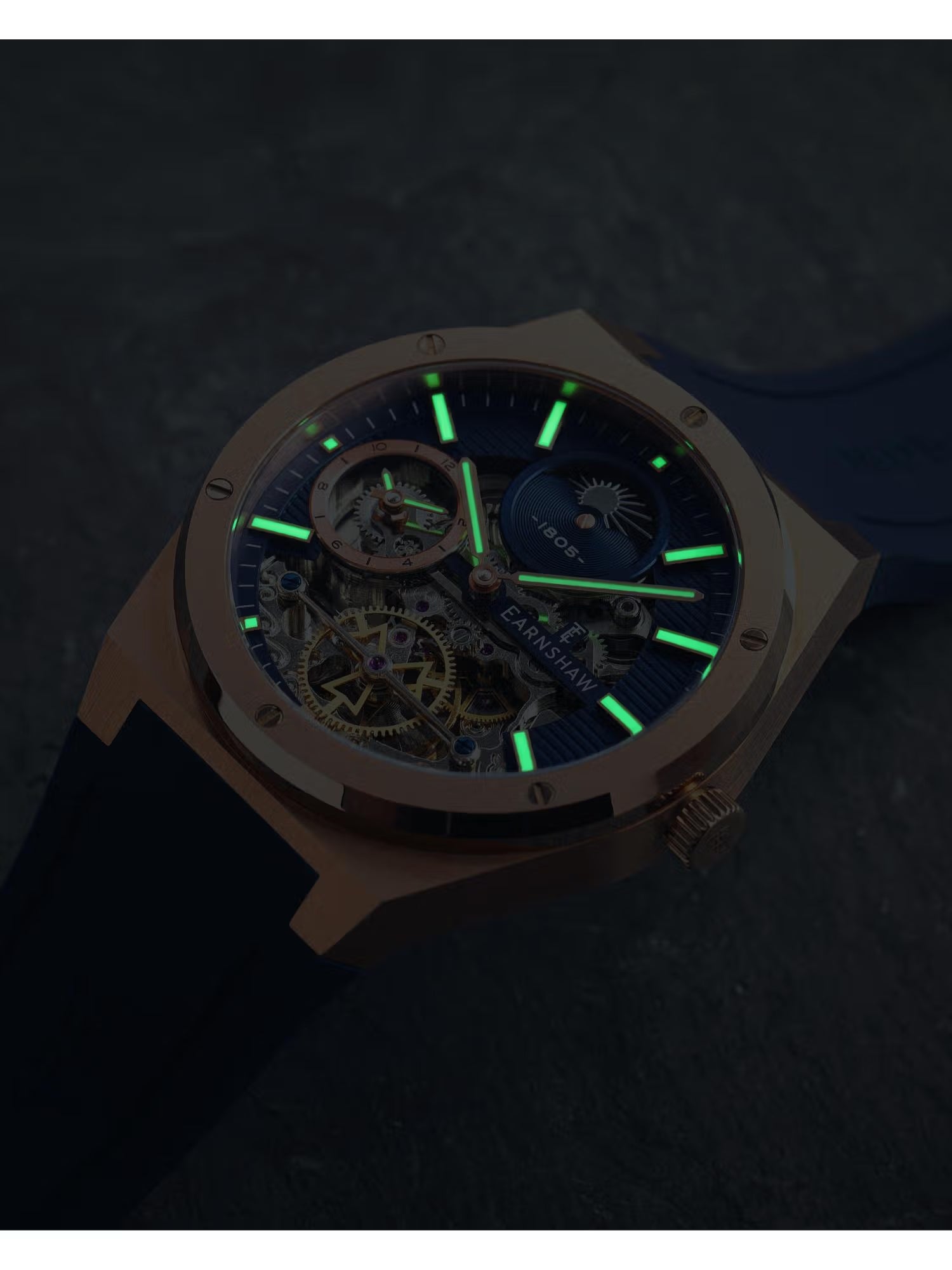 EARNSHAW Drake Dual Time Automatic Analog Watch For Men ES-8291-05