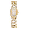 Swarovski Dextera chain watch Swiss Made, Crystal bracelet, Gold tone - 5668854