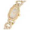 Swarovski Dextera chain watch Swiss Made, Crystal bracelet, Gold tone - 5668854