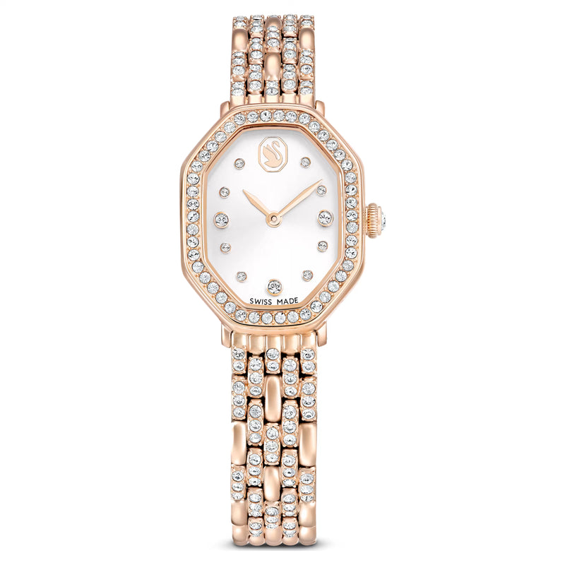 Swarovski Dextera octagon watch Swiss Made, Metal bracelet - 5715517