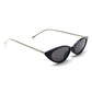 Scott Sunglasses Grey Lens Cat Eye Sunglass Silver Frame SC 2523 C1