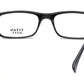 TITAN Black Rectangle Rimmed Eyeglasses E1391B1A1