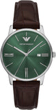 Emporio Armani Brown Quartz Leather Watch AR11672