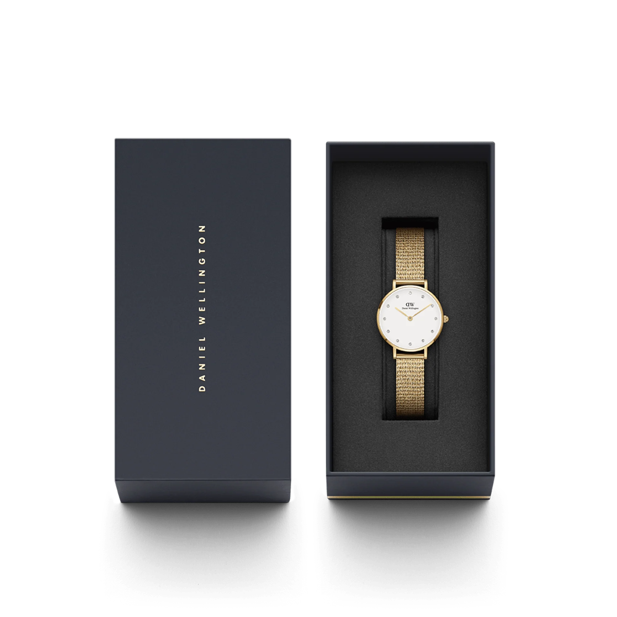 Daniel Wellington Petite Lumine Pressed Evergold Watch - DW00100604K