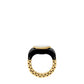 Fossil Watch Ring Two-Hand Gold-Tone Stainless Steel - ES5413