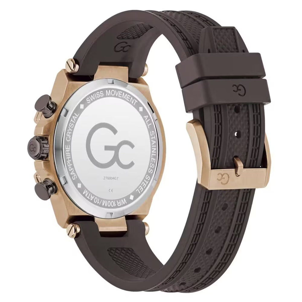 Gc Legacy Beige Round Dial Analog Men Watch - Z76004G7 - KRISHNA WATCH COMPANY