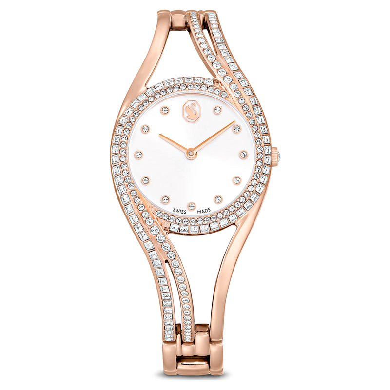 Swarovski Hyperbola bangle watch Swiss Made, Metal bracelet - 5715465
