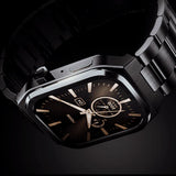 Noise Newly Launched ColorFit Chrome 1.85" AMOLED, Metal Build Casing, 10 Days Battery, 390 * 450 high res Display, 600 NITS, 100+ Sports Modes Smart Watch for Men (Elite Black)