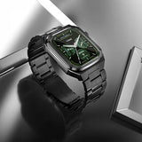 Noise Newly Launched ColorFit Chrome 1.85" AMOLED, Metal Build Casing, 10 Days Battery, 390 * 450 high res Display, 600 NITS, 100+ Sports Modes Smart Watch for Men (Elite Black)