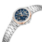 Kenneth Cole Automatic Blue Dial With Silver Stainless Steel Strap Watch For Men ntkcwgy0046201mn