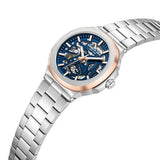 Kenneth Cole Automatic Blue Dial With Silver Stainless Steel Strap Watch For Men ntkcwgy0046201mn - KRISHNA WATCH COMPANY