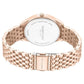 Kenneth Cole Quartz Analog Maroon Dial Rose Gold Colour Stainless Steel Strap Watch For Women kcwlg0068203ld