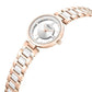 Kenneth Cole Quartz Analog Silver Dial Rose Gold Colour Ceramic Strap Watch For Women kcwlg0066701ld