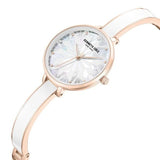 Kenneth Cole Quartz Analog White Dial Rose Gold Colour Stainless Steel Strap Watch For Women kcwlg0068003ld - KRISHNA WATCH COMPANY